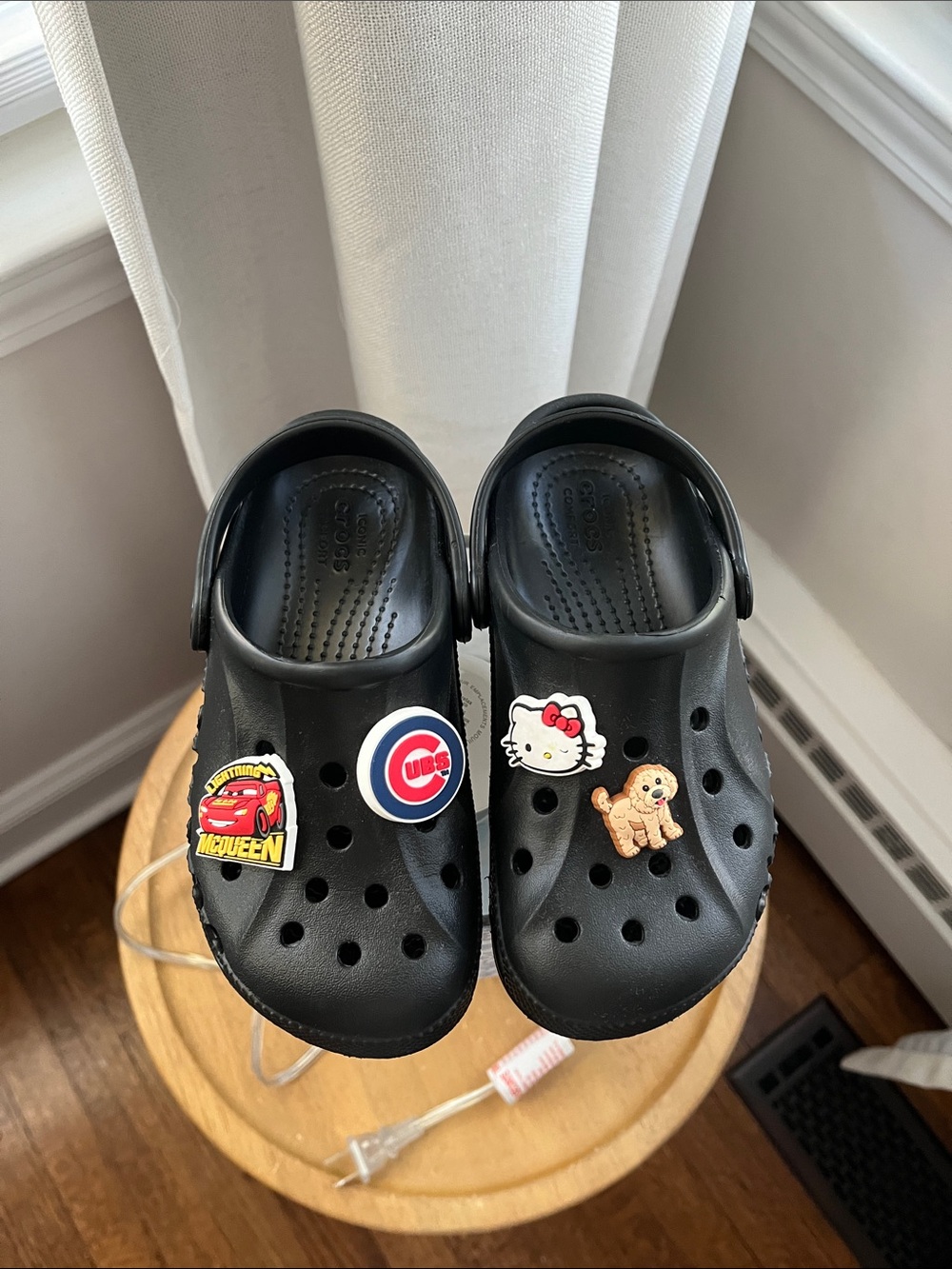 Brand new Black Kids crocs size little boys 12